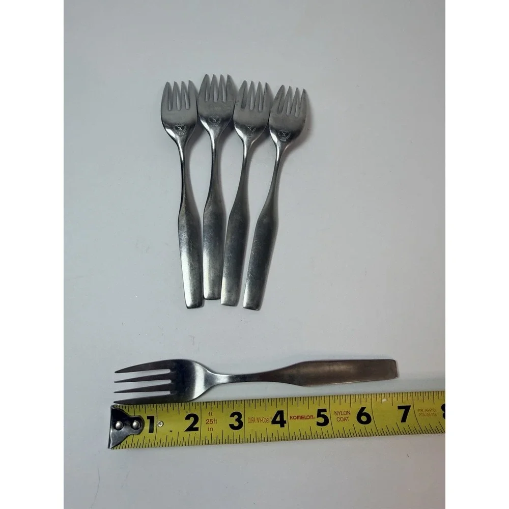 WMF Cromargan Form Stainless Salad Fork Lot Of‎ 5 Replacements